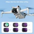 K&F  DJI Mini 4 Pro Filtre Kiti 6'lı Paket (CPL + ND8 + ND16 + ND32 + ND64 + ND128)