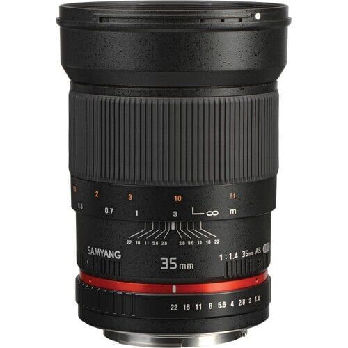 Samyang 35mm f/1.4 AS UMC Full Frame Samsung NX Mount Lens