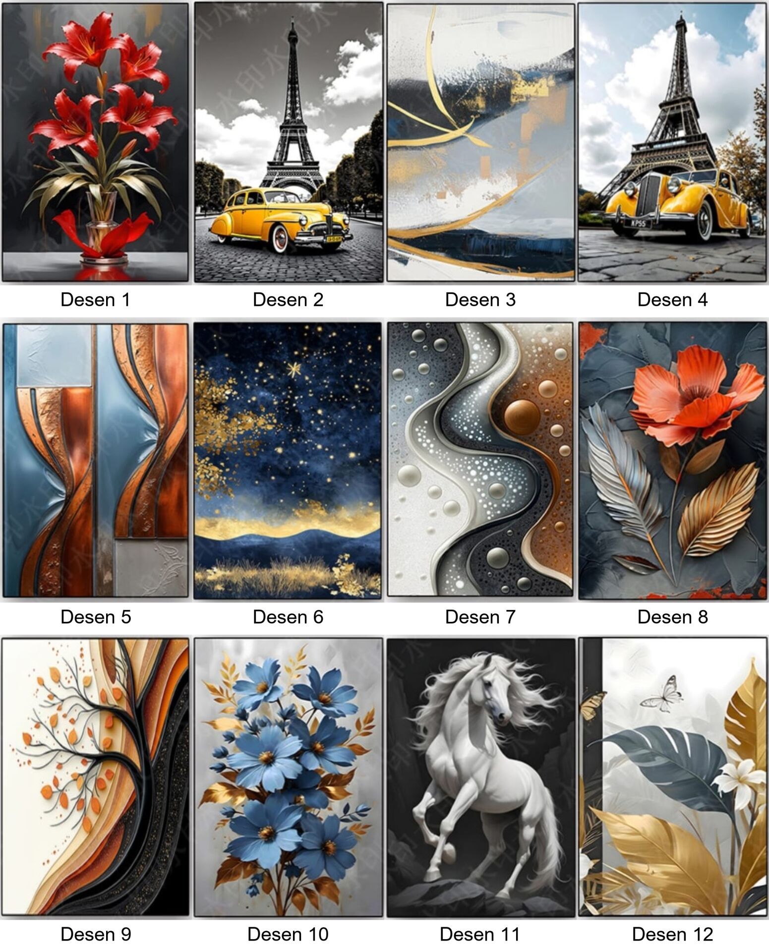 Dekoratif çerçeve 30x40 36lik kolilerde ad fiyatı