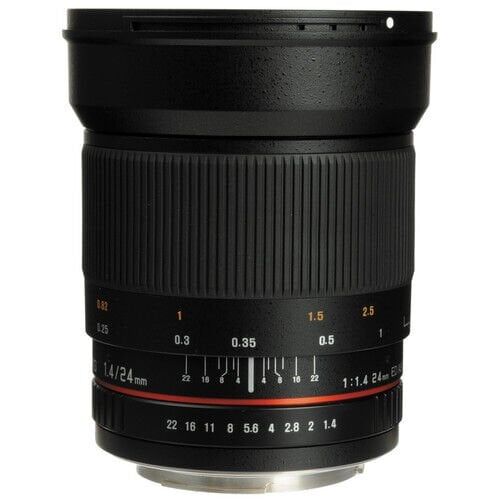 Samyang 24mm f/1.4 ED AD UMC Full Frame Canon EF Mount Lens