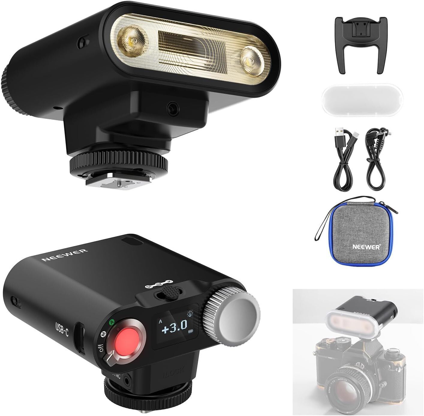 Neewer Z160 Retro Tepe Flaşı