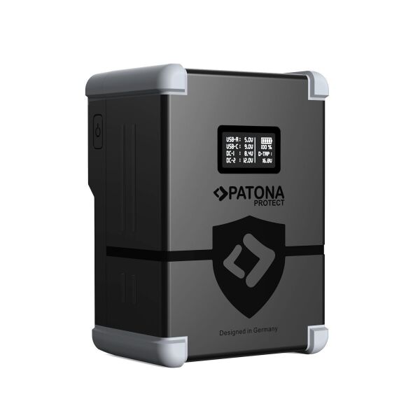 Patona 13855 Protect V-Mount Akku V99-Pd100 99Wn Usb-C Usb-A D-Tap 2Xdcout