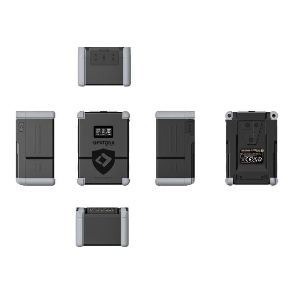 Patona 13855 Protect V-Mount Akku V99-Pd100 99Wn Usb-C Usb-A D-Tap 2Xdcout