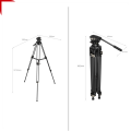 Smallrig SmallRig 3751 AD-01 Fluid Head 12kg Taşıma Kapasiteli Video Tripodu
