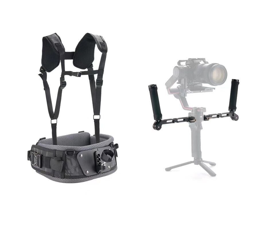 Tilta GSS-T04-DHB2 DJI RS2 / RSC2 / RS3 / RS4  için Hafif Çift Saplı Gimbal Destek Sistemi