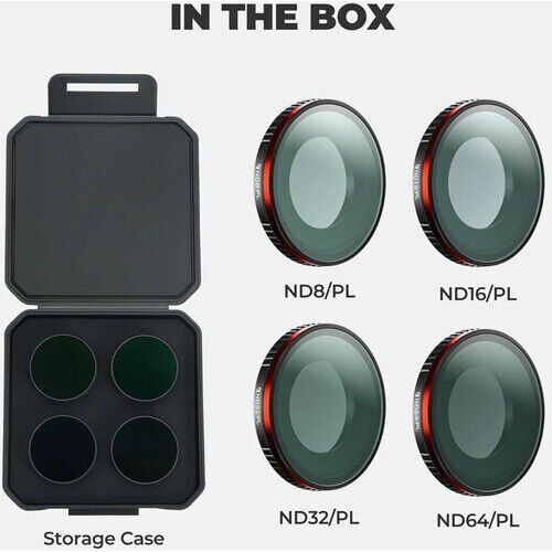 Freewell Insta360 GO Ultra ND/PL Filters 4Pack - Bright Day