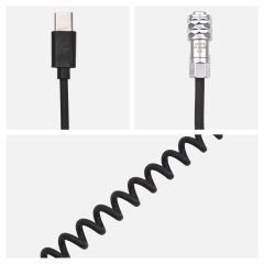 Andoer D11029 USB-C BMPCC 4K 6K 2 Pinli Güç Kablosu