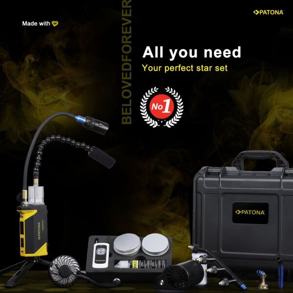 PATONA 4270 Fog Master Pro Set Taşınabilir sis Makinesi Aksesuarları ve Çantası Dahil