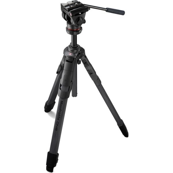 Manfrotto MKONEC-500X One Karbon Tripod ve  500X Akışkan (Fluid) Video Başlık