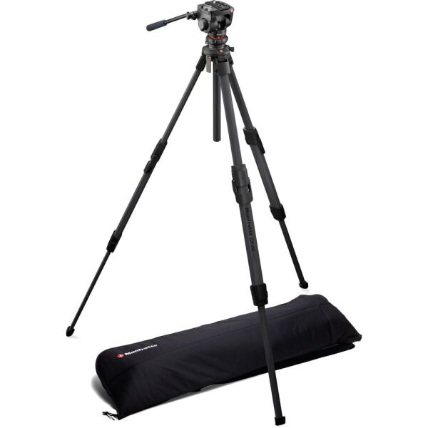 Manfrotto MKONEC-500X One Karbon Tripod ve 500X Akışkan (Fluid) Video Başlık