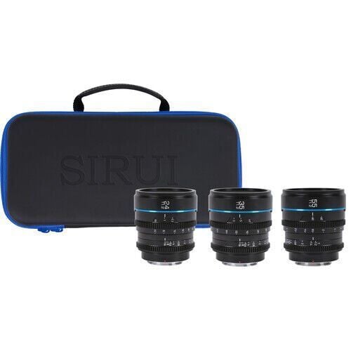 Sirui Night Walker T1.2 S35 Fujifilm X Mount Cine Prime 3'lü Lens Kit