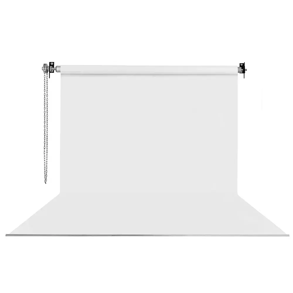 Fotexon 270X580 cm Beyaz Fon Perde Seti