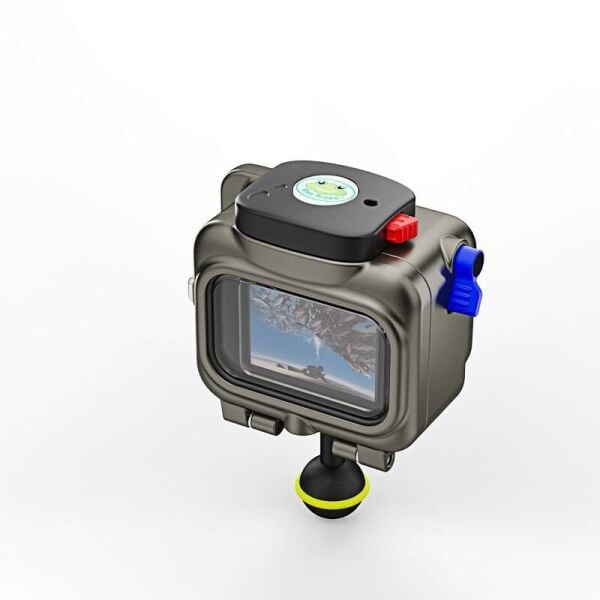 SeaFrogs Alüminyum GoPro Kabini ( 13/12/11/10/9 modeller için 200 metrelik)