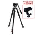 PDX PRO 0509B Profesyonel Tripod Telefon Aparatı Hediyeli