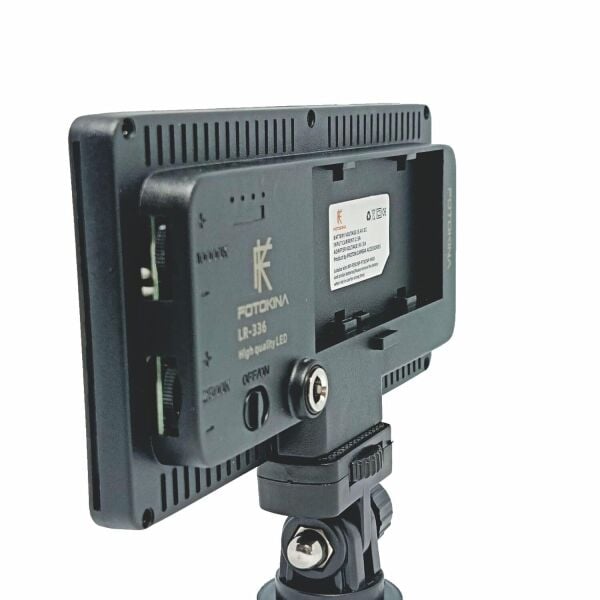 Liyadi LED Işık LR336 Fotoğraf ve Video Çekim Işığı ( F970 Batarya Ve Şarj Aleti Hediye )