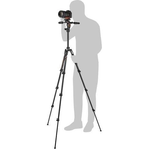 Manfrotto MKBFRLA-3W Befree Serisi Alpha Uyumlu Plate'li 3yönlü Seyahat Tripod Kiti Çantalı