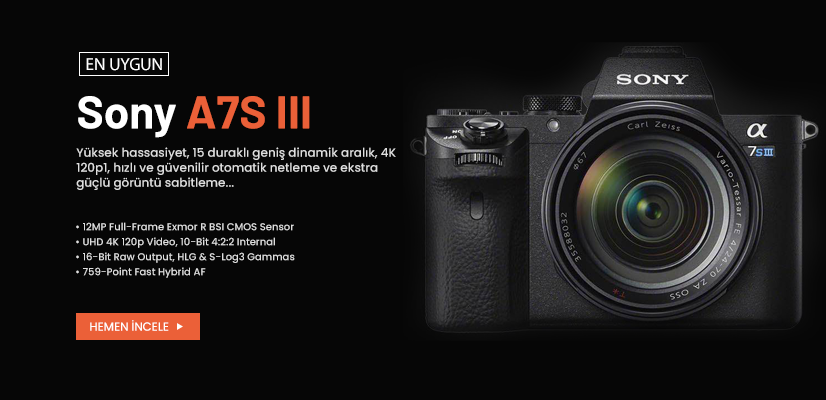 Sony A7S III  Aynasız Makinalar